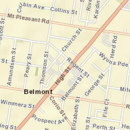 Belmont Street Map