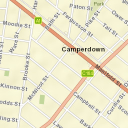 Camperdown Street Map