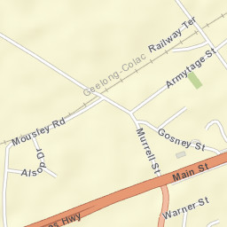 Winchelsea Street Map