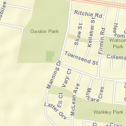 Churchill Street Map