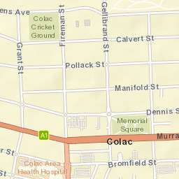 Colac Street Map