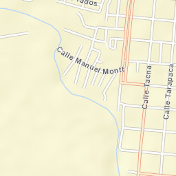 Curacautín Street Map