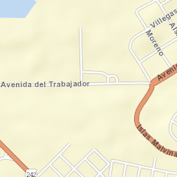 Las Lajas Street Map