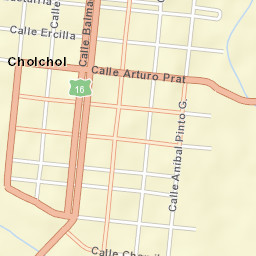 Cholchol Street Map