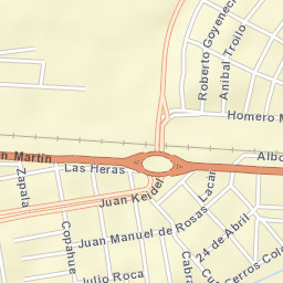 Plaza Huincul Street Map