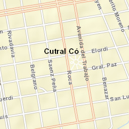 Cutral-Có Street Map