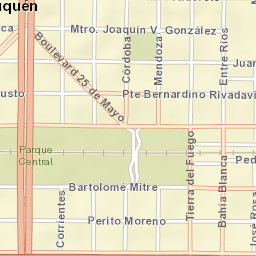 Neuquén Street Map