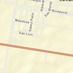 Cervantes Street Map