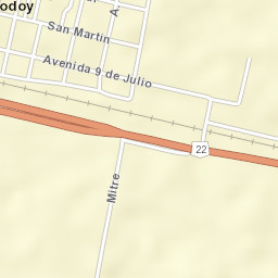 General Enrique Godoy Street Map