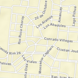 Aluminé Street Map