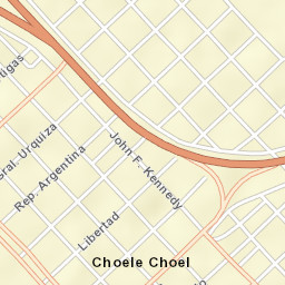 Choele Choel Street Map