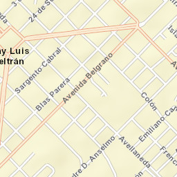 Fray Luis Beltrán Street Map
