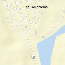 Las Coloradas Street Map