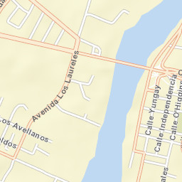Valdivia Street Map