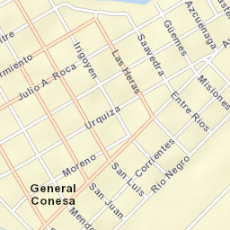 General Conesa Street Map