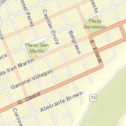 San Martín de los Andes Street Map