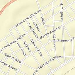 Sierra Colorada Street Map