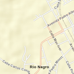 Río Negro Street Map