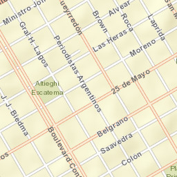 Viedma Street Map