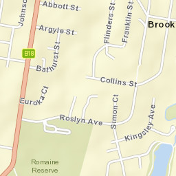 Upper Burnie Street Map