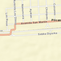 Pilcaniyeu Street Map