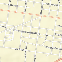 San Carlos de Bariloche Street Map