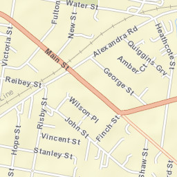 Ulverstone Street Map