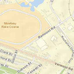 Mowbray Street Map