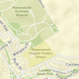Ravenswood Street Map