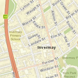 Invermay Street Map