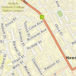 East Launceston Street Map