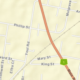 Perth Street Map