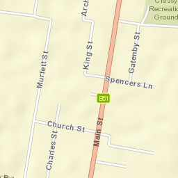 Cressy Street Map