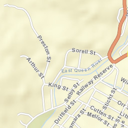 Queenstown Street Map