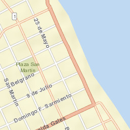 Puerto Madryn Street Map