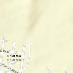 Chaitén Street Map