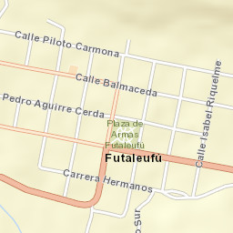 Futaleufú Street Map