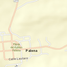 Palena Street Map