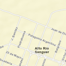 Alto Río Senguer Street Map