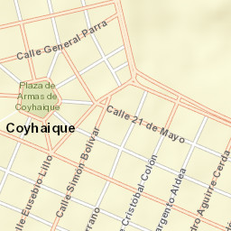 Coyhaique Street Map