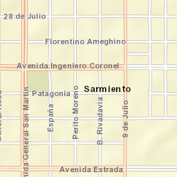 Sarmiento Street Map