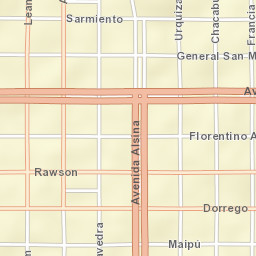 Comodoro Rivadavia Street Map
