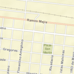 Las Heras Street Map