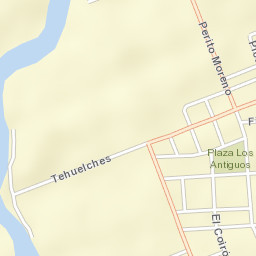 Los Antiguos Street Map