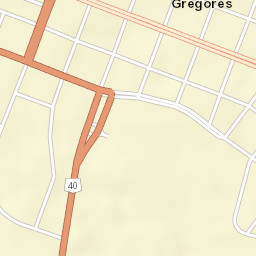 Gobernador Gregores Street Map