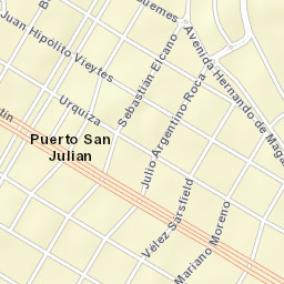 San Julián Street Map