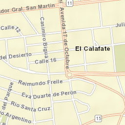 El Calafate Street Map