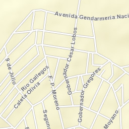 Río Turbio Street Map