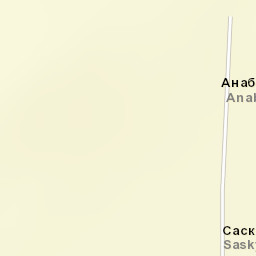 Saskylakh Street Map