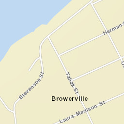 Browerville Alaska Street Map